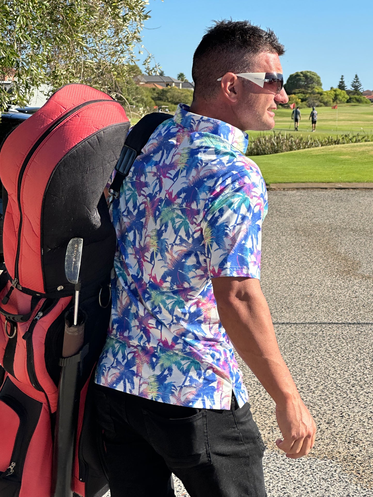 Palm Beach Print Golf Polo